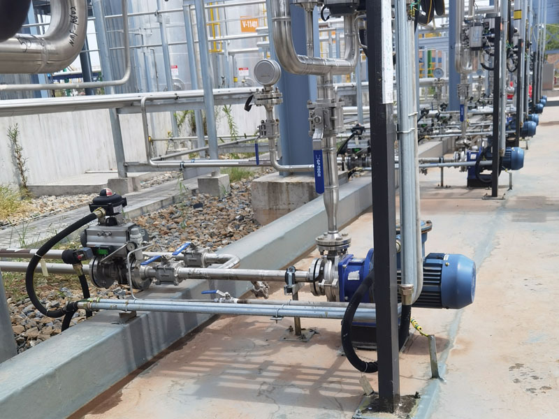 不銹鋼磁力泵現(xiàn)場案例